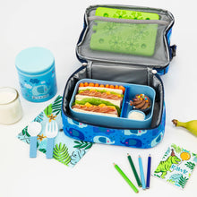 Load image into Gallery viewer, Blue Ele BE03 Lunch Box for Kids Children with Spoon, Fork &amp; Sauce pots